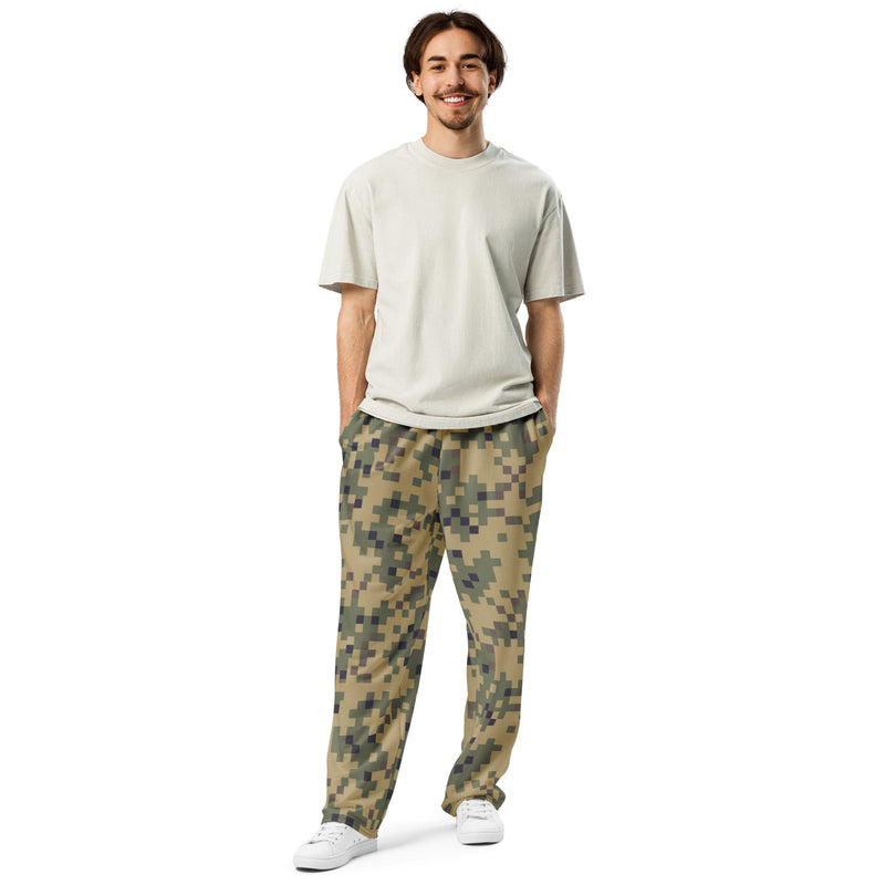 Digital Dual-Tex CAMO Unisex Wide-Leg Joggers