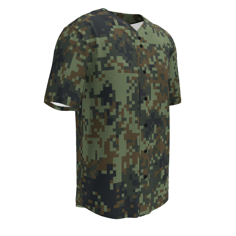 Digital Dual-Tex Woodland CAMO Unisex Baseball Jersey