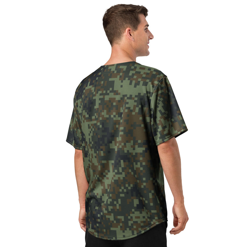 Digital Dual-Tex Woodland CAMO Unisex Baseball Jersey