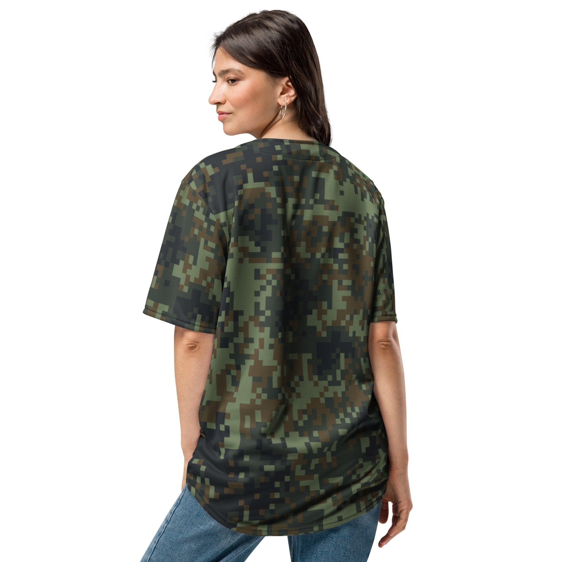 American Digital Dual-Tex Woodland CAMO baseball jersey - Baseball Jerseys