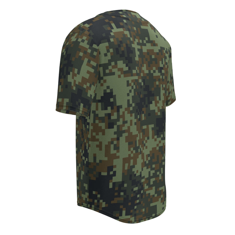 Digital Dual-Tex Woodland CAMO Unisex Baseball Jersey