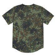 Digital Dual-Tex Woodland CAMO Unisex Baseball Jersey