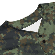 Digital Dual-Tex Woodland CAMO Unisex Baseball Jersey