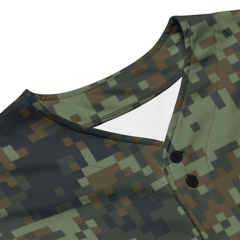 Digital Dual-Tex Woodland CAMO Unisex Baseball Jersey