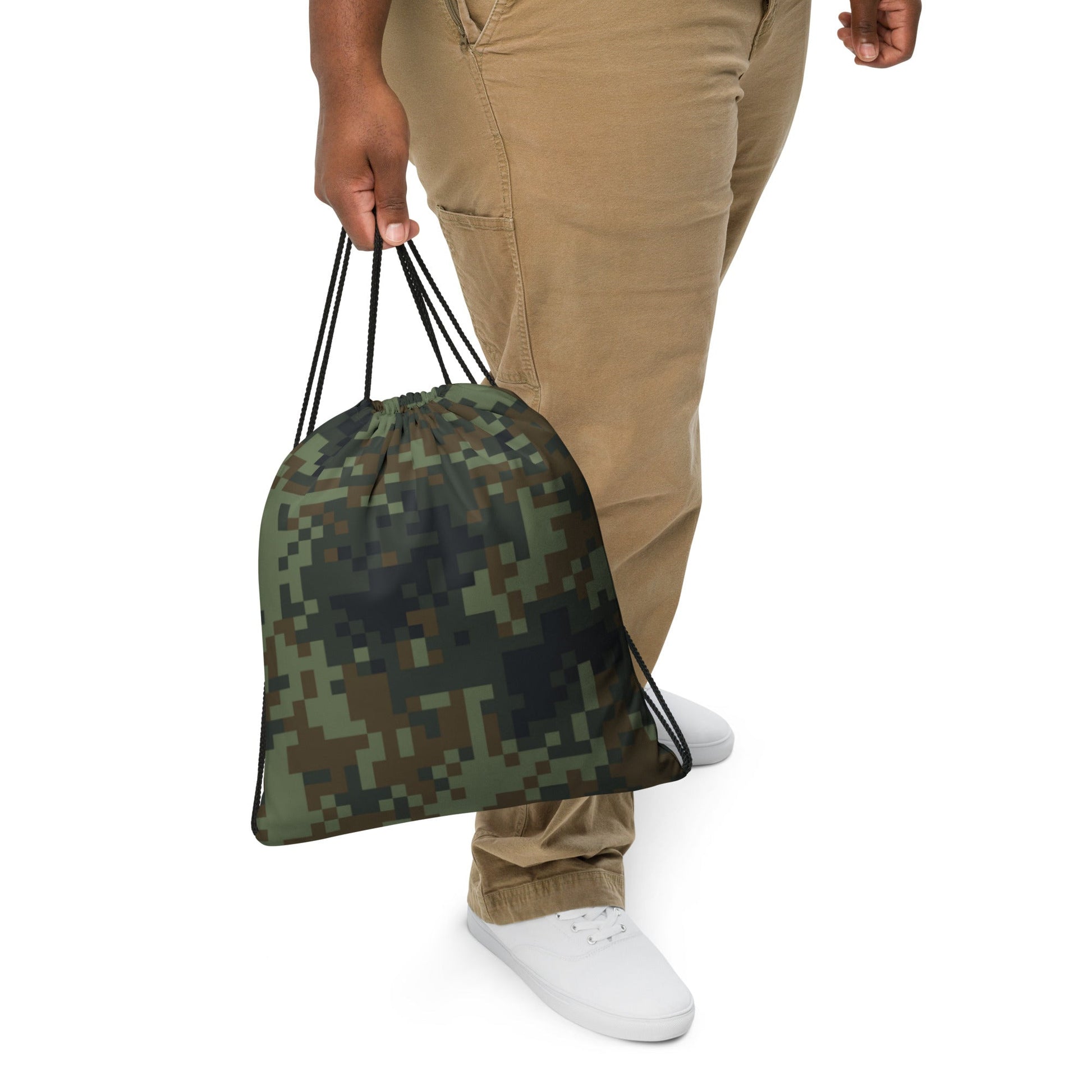 American Digital Dual-Tex Woodland CAMO Drawstring Bag - Bags