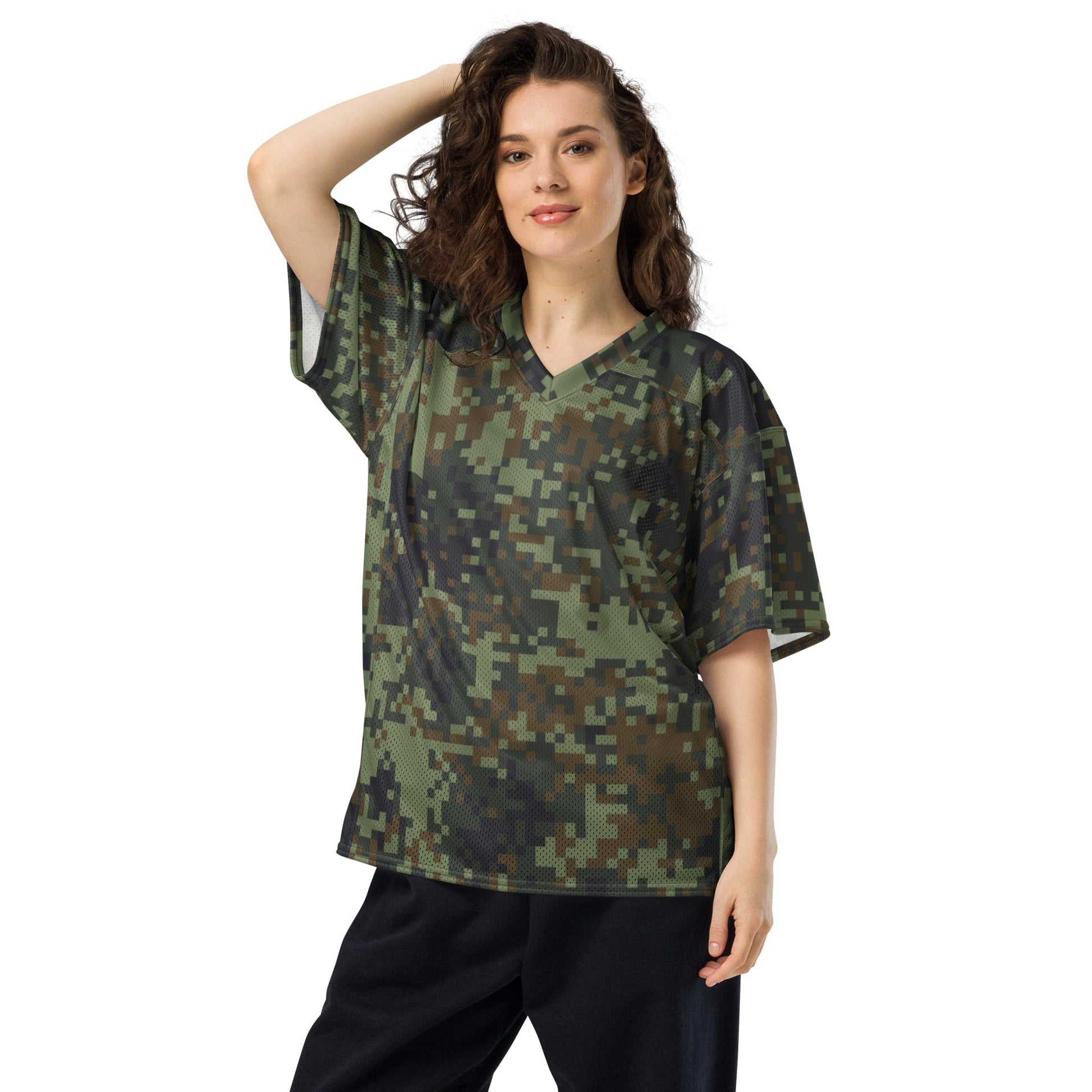 American Digital Dual-Tex Woodland CAMO football jersey - Football Jersey