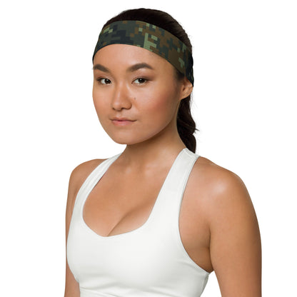 American Digital Dual-Tex Woodland CAMO Headband - Headbands