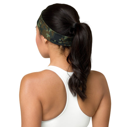 American Digital Dual-Tex Woodland CAMO Headband - Headbands