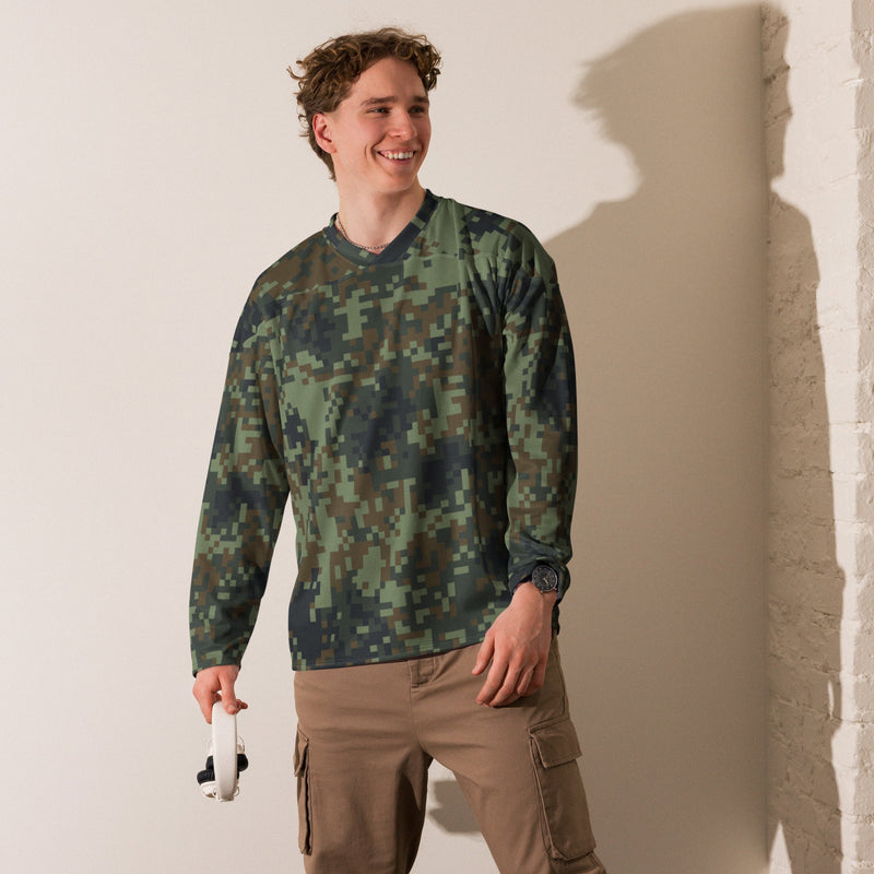 Digital Dual-Tex Woodland CAMO Unisex Hockey Fan Jersey