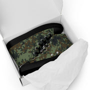 Digital Dual-Tex Woodland CAMO Mens High-Top Canvas Shoes