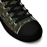 Digital Dual-Tex Woodland CAMO Mens High-Top Canvas Shoes