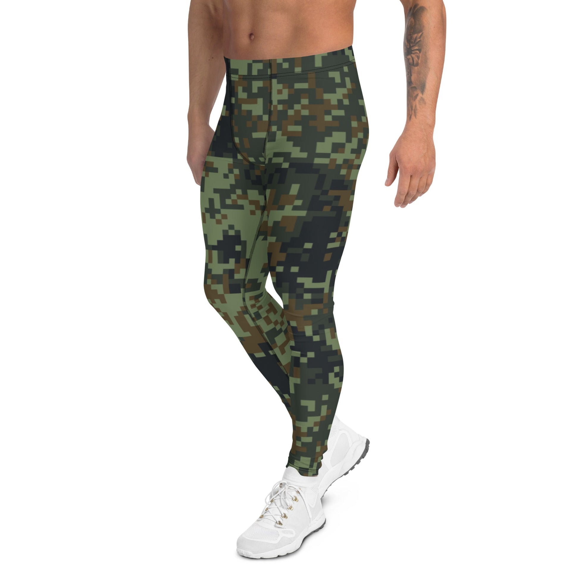 American Digital Dual-Tex Woodland CAMO Mens Leggings