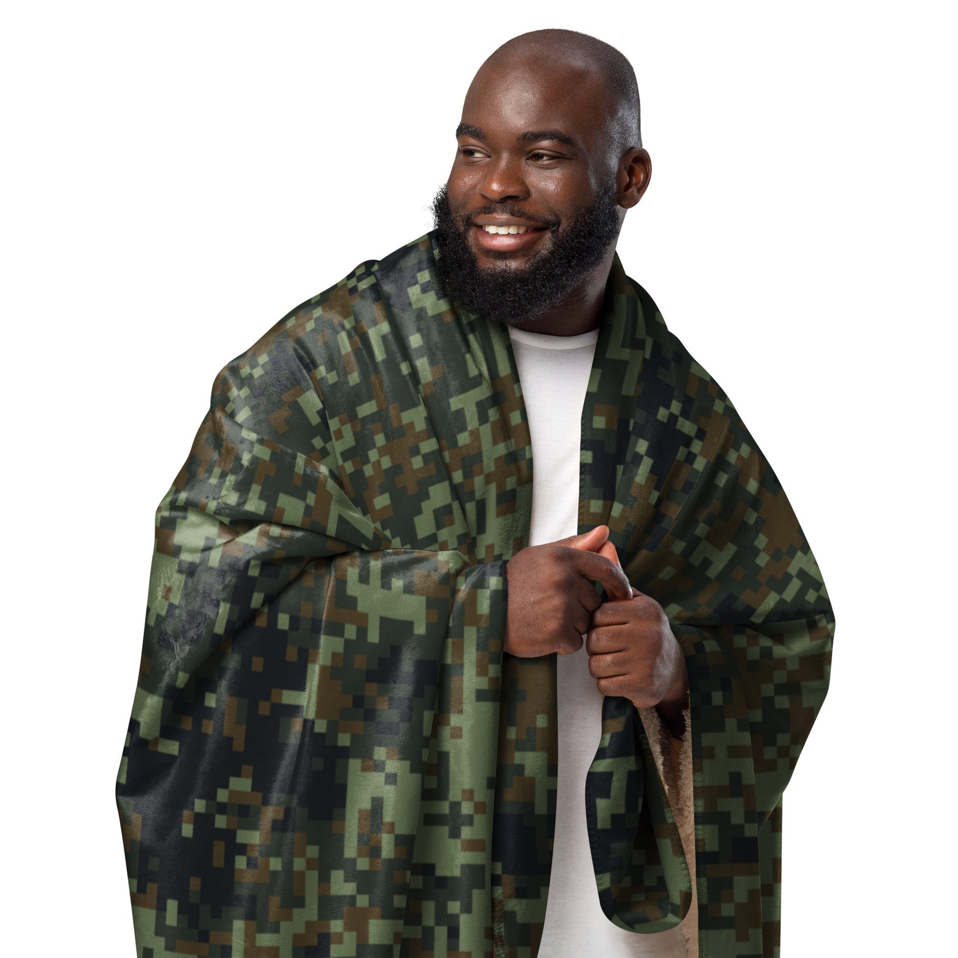 American Digital Dual-Tex Woodland CAMO Sherpa blanket - Blankets
