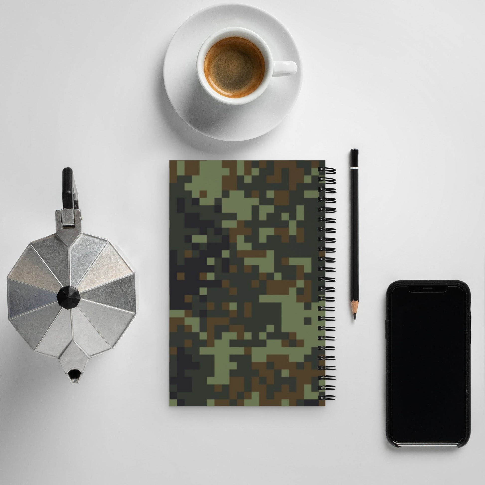 American Digital Dual-Tex Woodland CAMO Spiral notebook - Notebooks