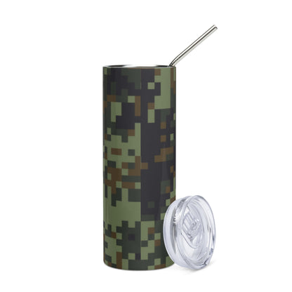 American Digital Dual-Tex Woodland CAMO Stainless steel tumbler - Steel Tumbler