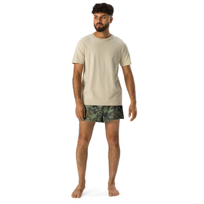 American Digital Dual-Tex Woodland CAMO Unisex Athletic Shorts