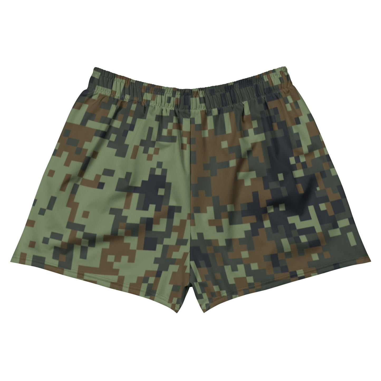 American Digital Dual-Tex Woodland CAMO Unisex Athletic Shorts
