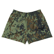 Digital Dual-Tex Woodland CAMO Unisex Athletic Shorts