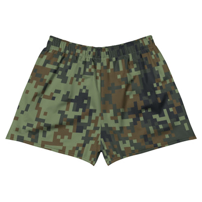 American Digital Dual-Tex Woodland CAMO Unisex Athletic Shorts