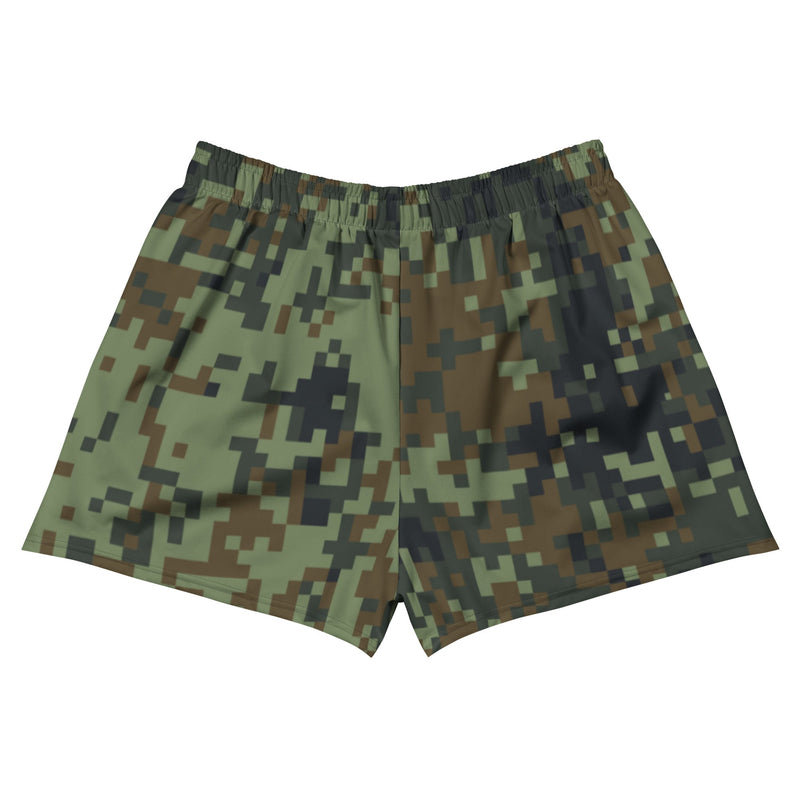 Digital Dual-Tex Woodland CAMO Unisex Athletic Shorts