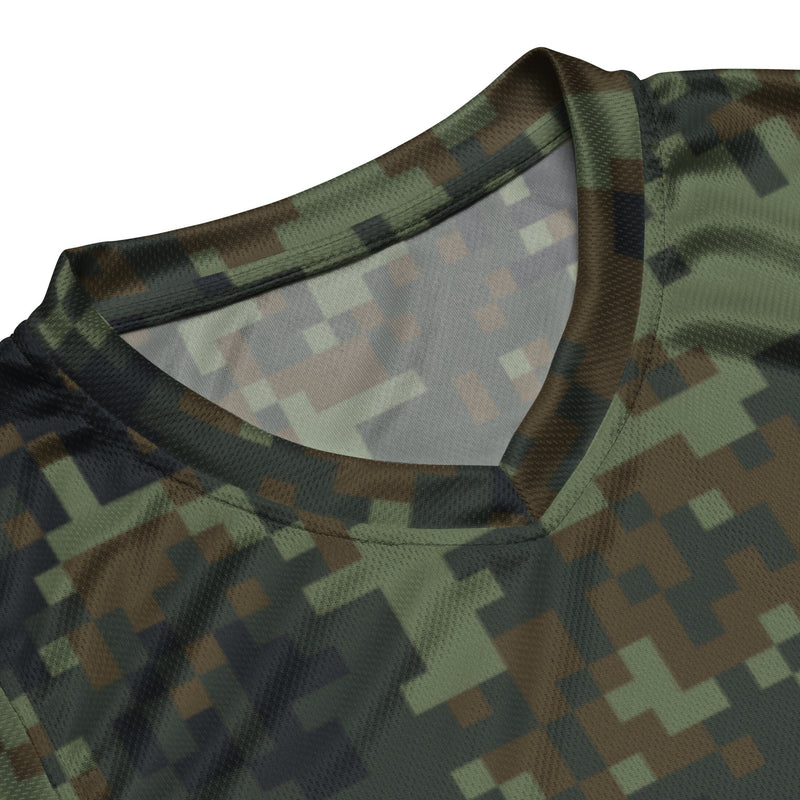 Digital Dual-Tex Woodland CAMO Unisex Basketball Jersey