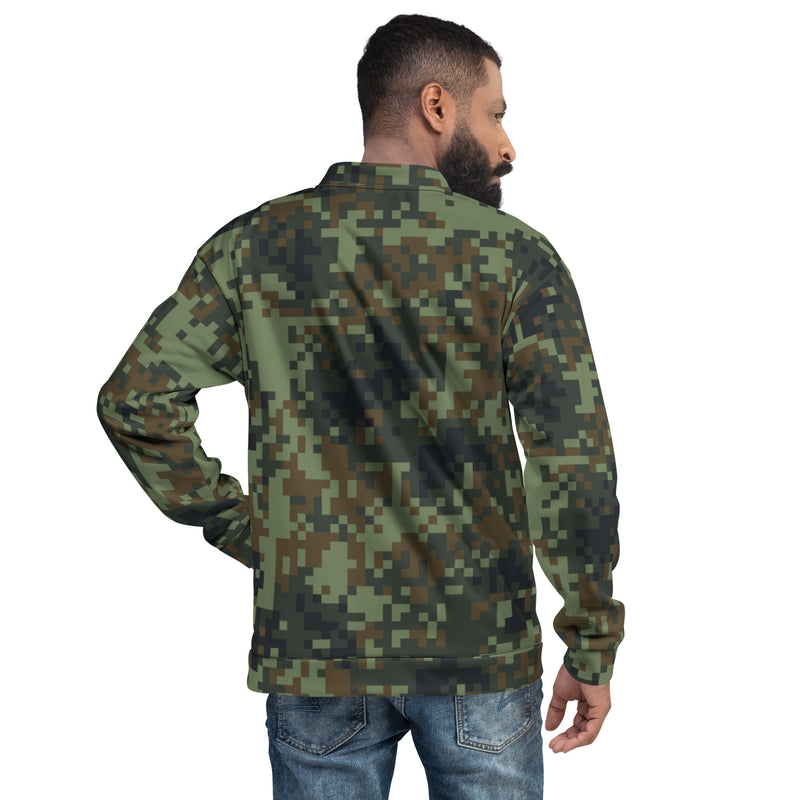 Digital Dual-Tex Woodland CAMO Unisex Bomber Jacket