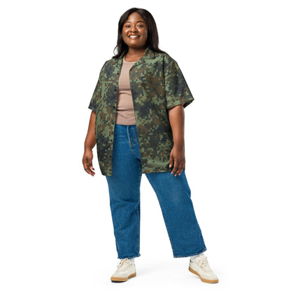 American Digital Dual-Tex Woodland CAMO Unisex button shirt - Button Shirts