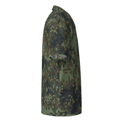 American Digital Dual-Tex Woodland CAMO Unisex button shirt - Button Shirts