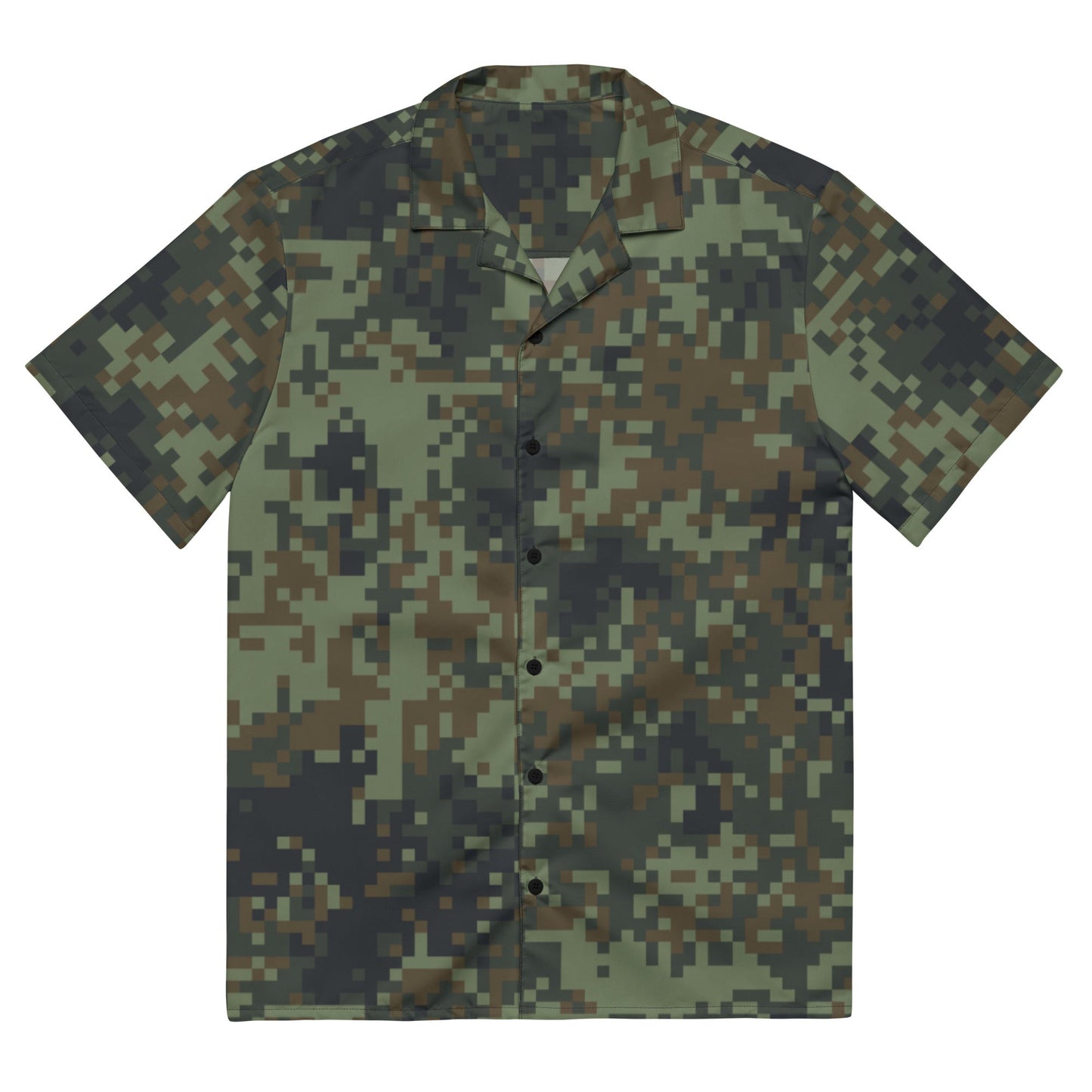 American Digital Dual-Tex Woodland CAMO Unisex button shirt - 2XS - Button Shirts