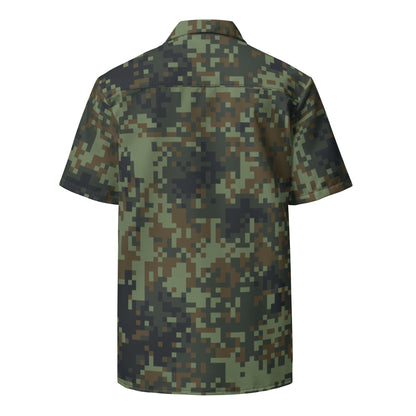 American Digital Dual-Tex Woodland CAMO Unisex button shirt - Button Shirts