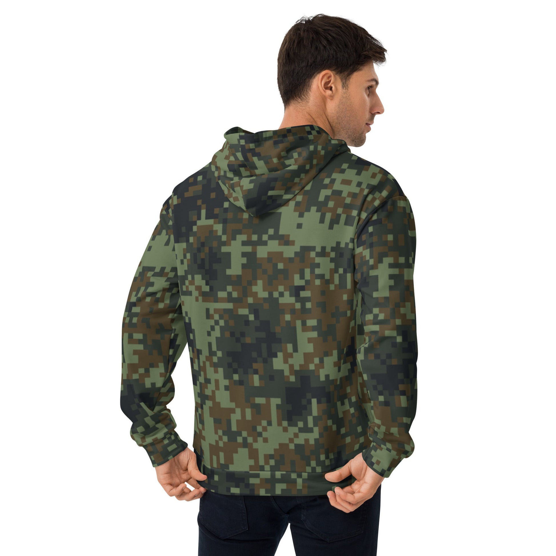 American Digital Dual-Tex Woodland CAMO Unisex Hoodie - Hoodies