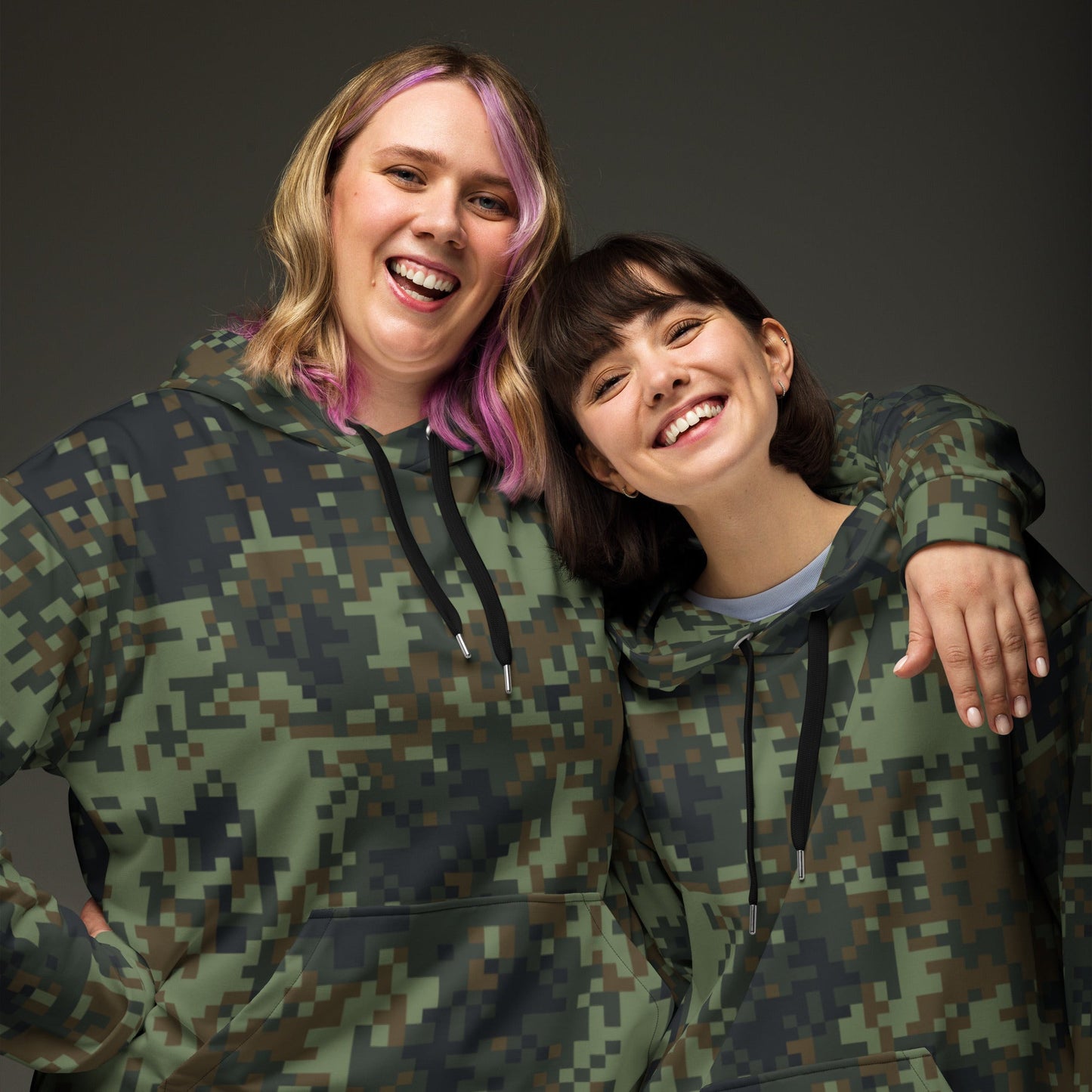 American Digital Dual-Tex Woodland CAMO Unisex Hoodie - Hoodies