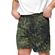Digital Dual-Tex Woodland CAMO Unisex Mesh Shorts