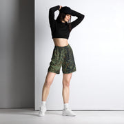 Digital Dual-Tex Woodland CAMO Unisex Mesh Shorts