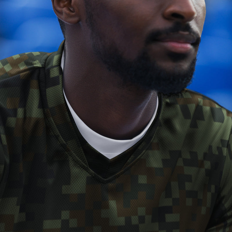 Digital Dual-Tex Woodland CAMO Unisex Sports Jersey