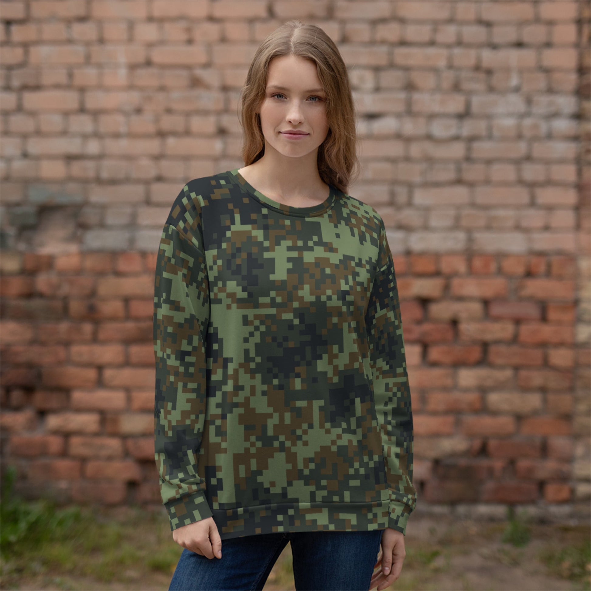 American Digital Dual-Tex Woodland CAMO Unisex Sweatshirt - Sweatshirts