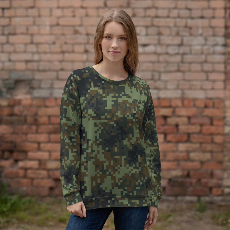 Digital Dual-Tex Woodland CAMO Unisex Sweatshirt