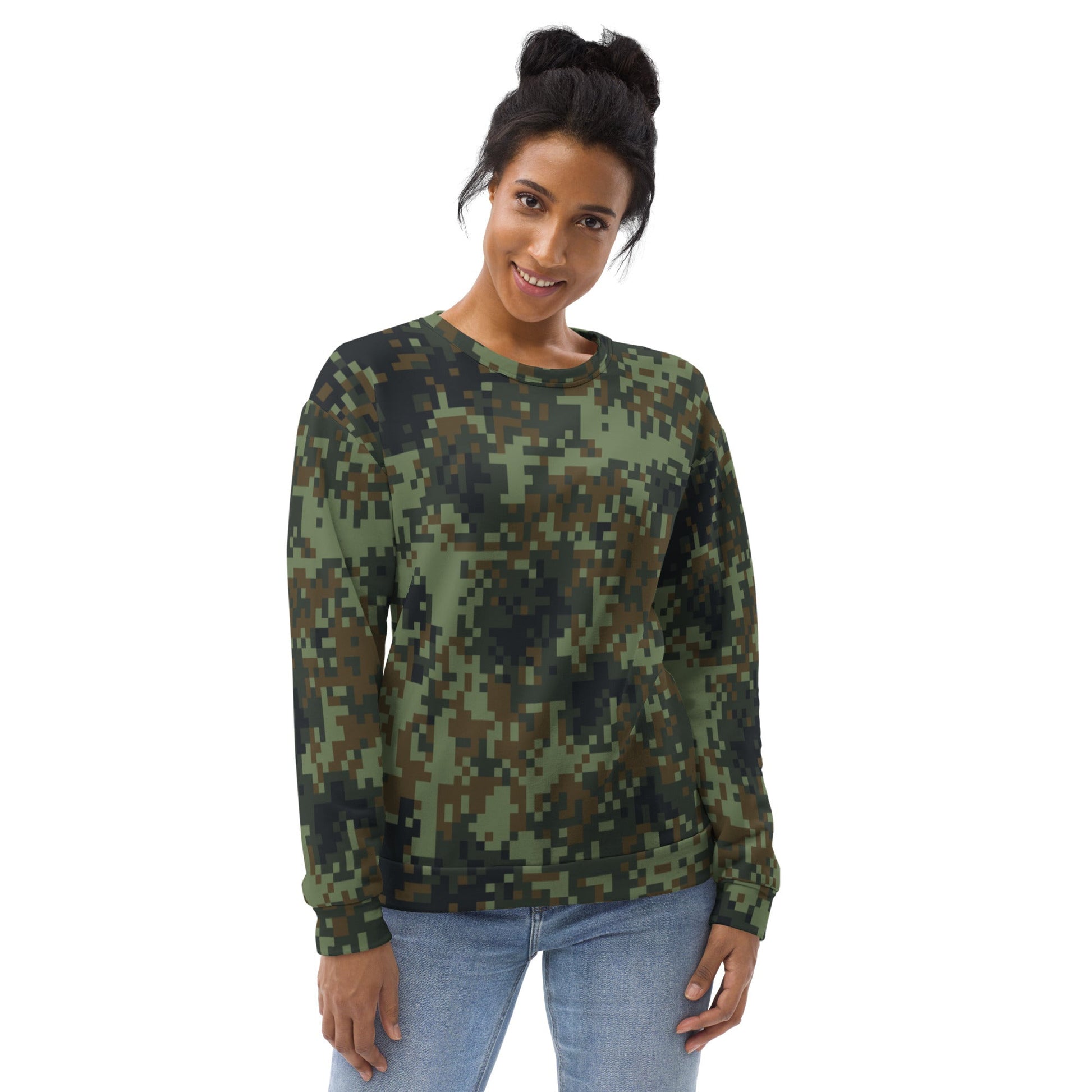 American Digital Dual-Tex Woodland CAMO Unisex Sweatshirt - Sweatshirts