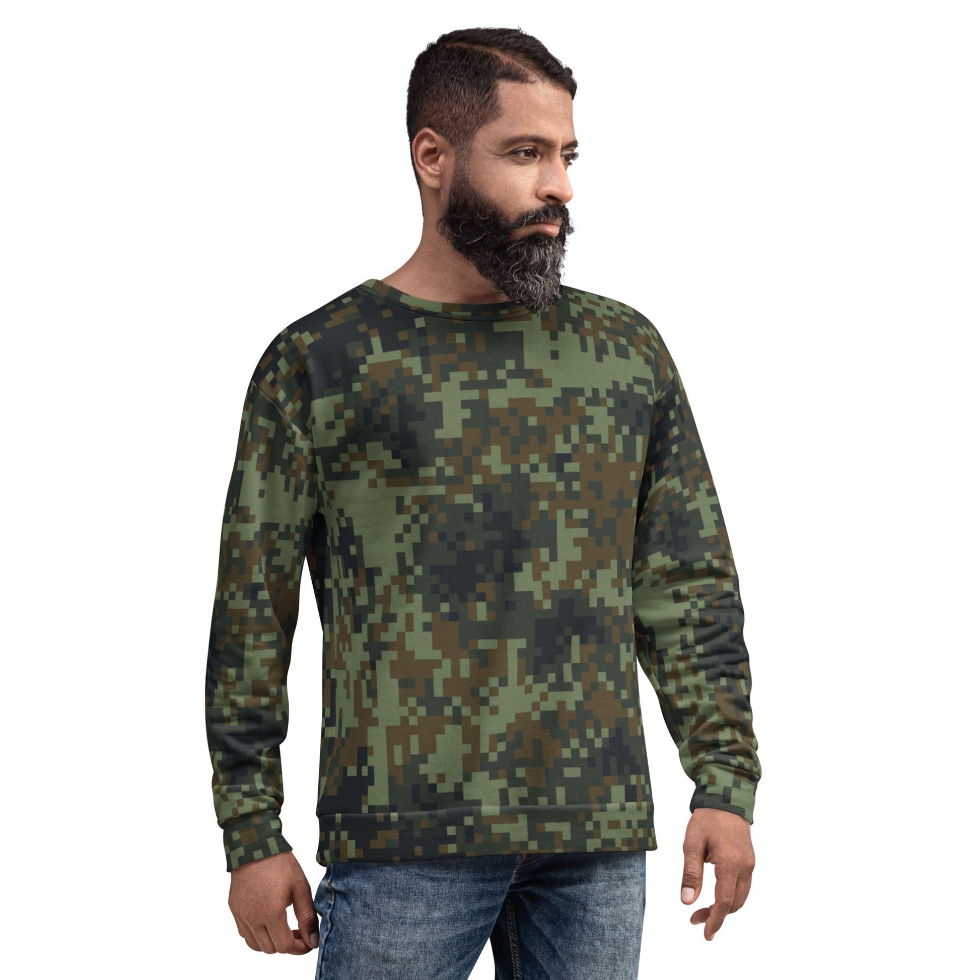 American Digital Dual-Tex Woodland CAMO Unisex Sweatshirt - Sweatshirts