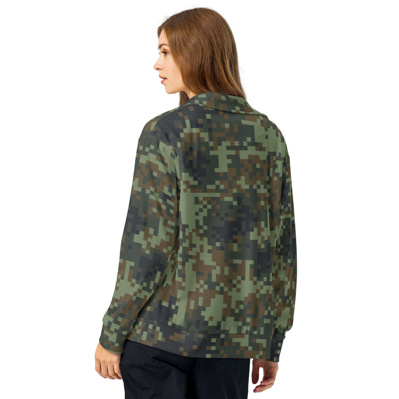 Digital Dual-Tex Woodland CAMO Unisex Track Jacket