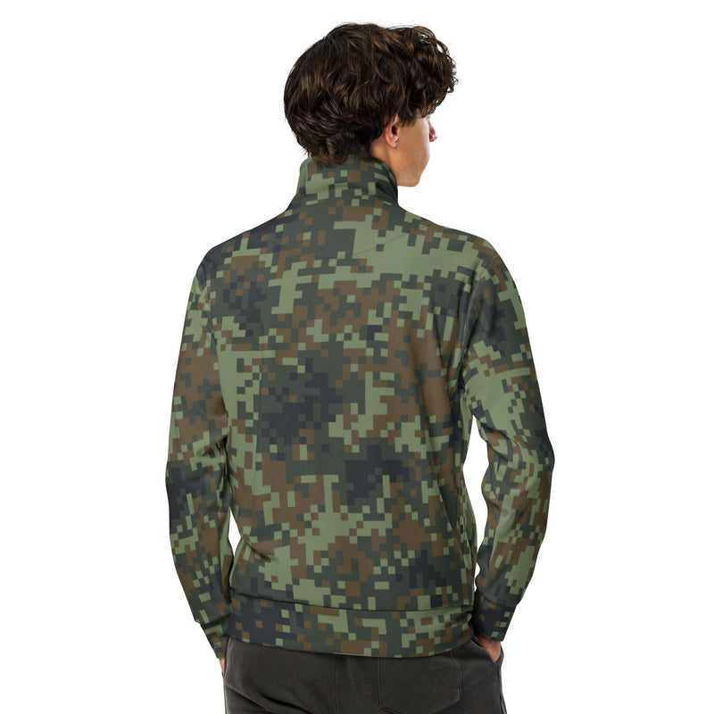 Digital Dual-Tex Woodland CAMO Unisex Track Jacket