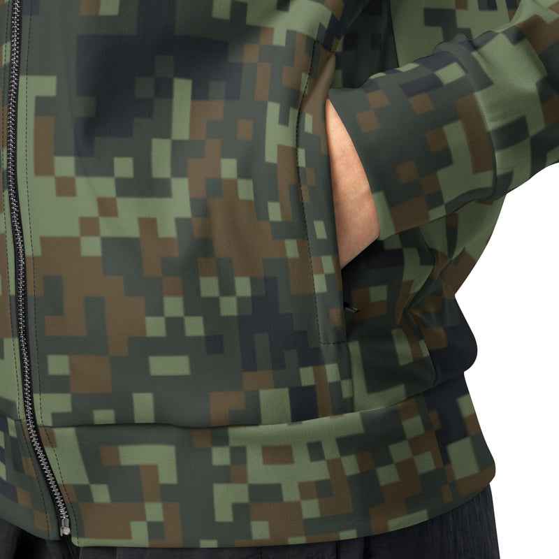 Digital Dual-Tex Woodland CAMO Unisex Track Jacket
