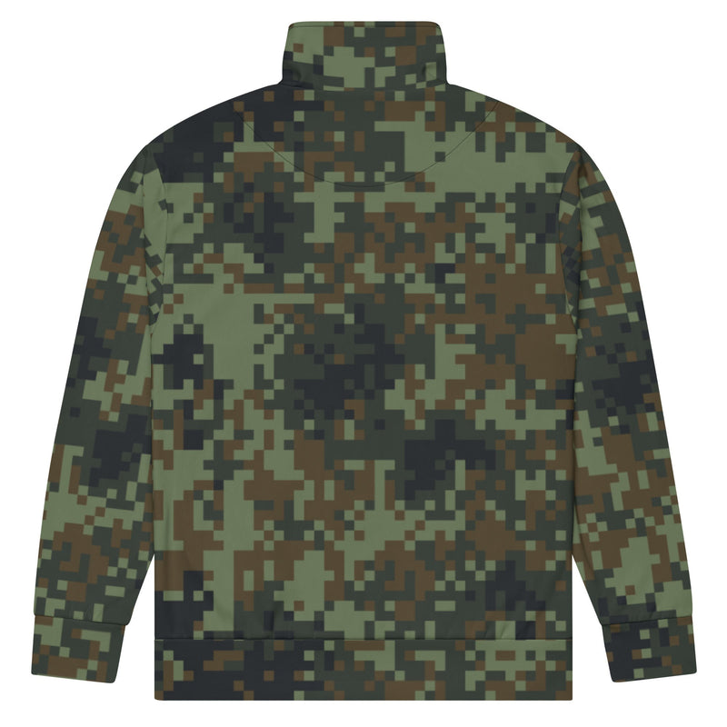 Digital Dual-Tex Woodland CAMO Unisex Track Jacket