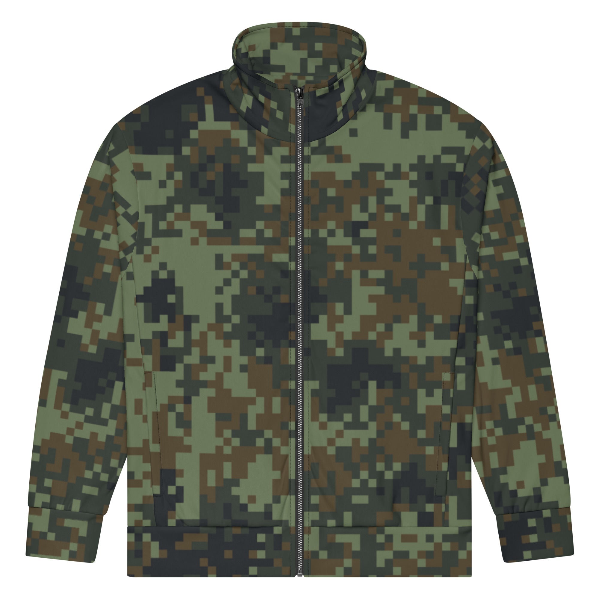 CAMO HQ - Digital Dual-Tex Woodland CAMO Unisex Track Jacket