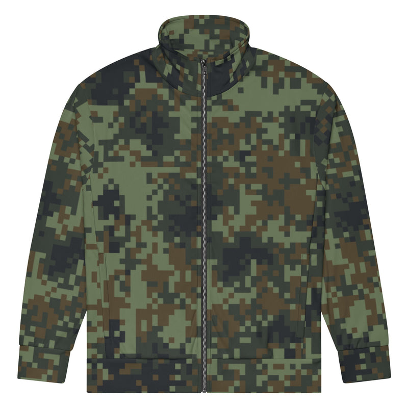 Digital Dual-Tex Woodland CAMO Unisex Track Jacket