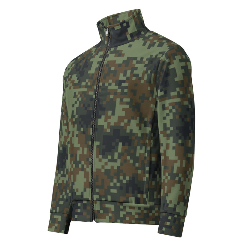 Digital Dual-Tex Woodland CAMO Unisex Track Jacket