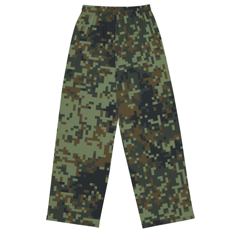 Digital Dual-Tex Woodland CAMO Unisex Wide-Leg Leisure Pants