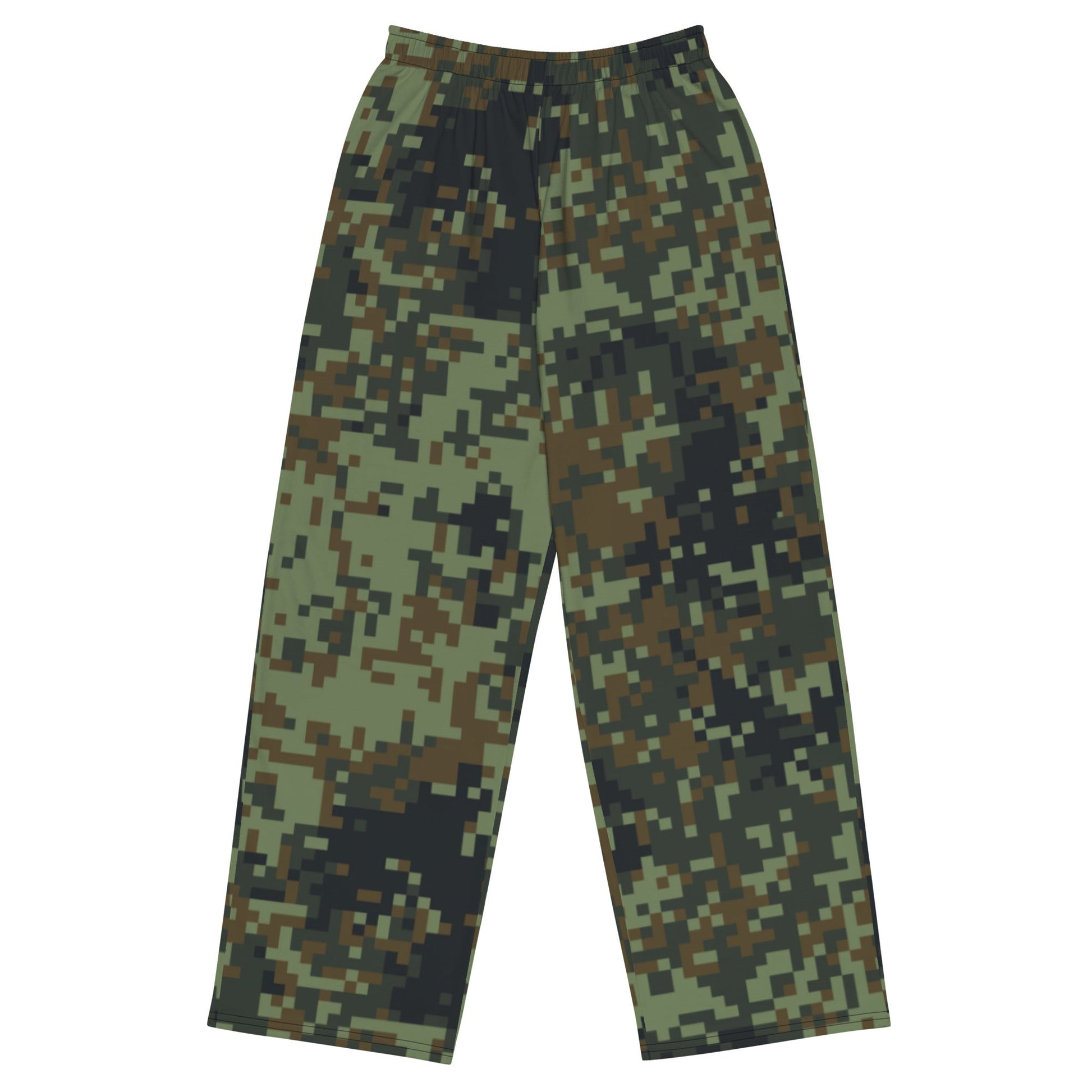 American Digital Dual-Tex Woodland CAMO unisex wide-leg pants - 2XS - Wide-leg Pants