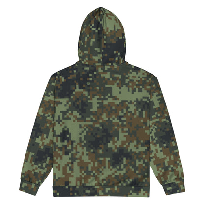 American Digital Dual-Tex Woodland CAMO Unisex zip hoodie - Zip Hoodies