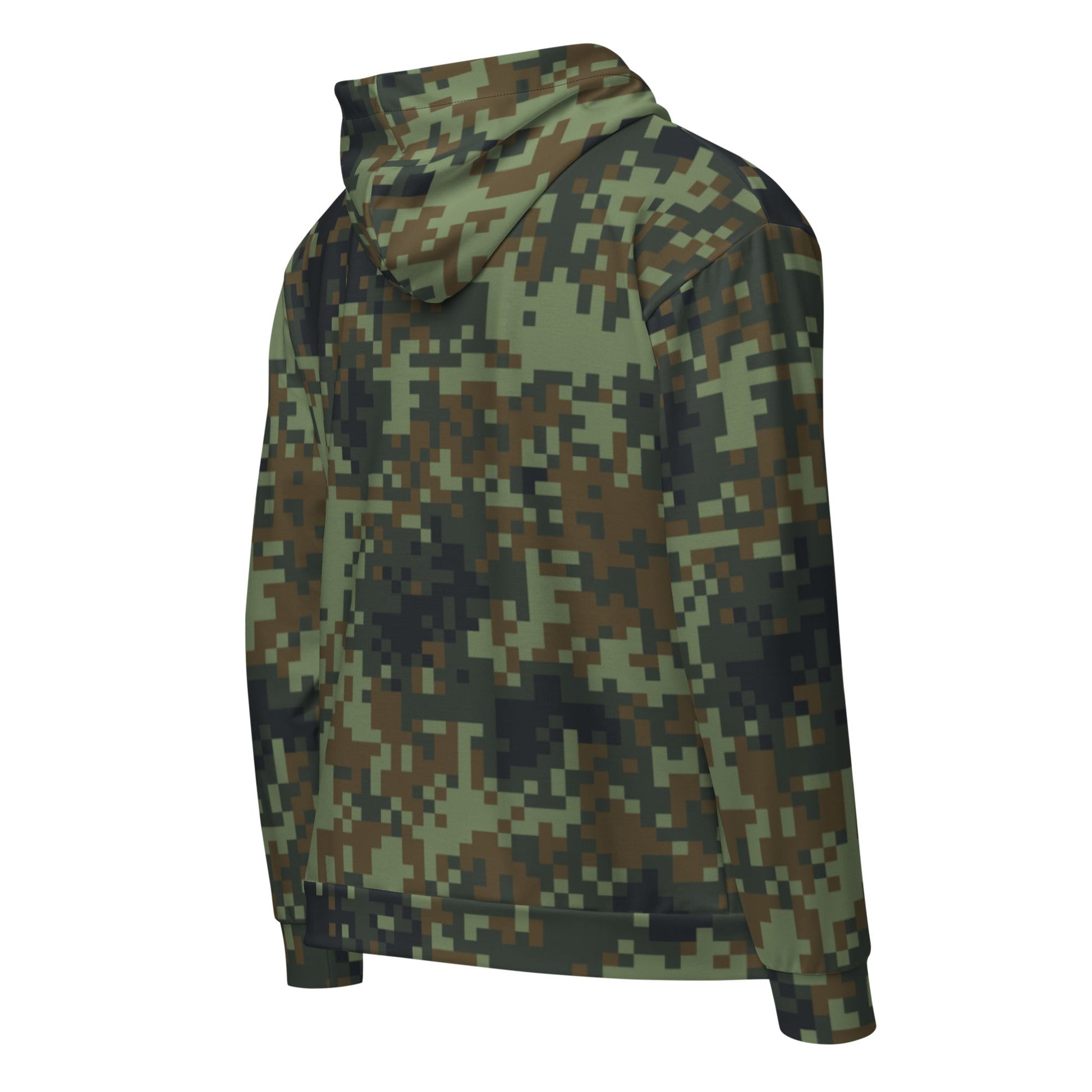 American Digital Dual-Tex Woodland CAMO Unisex zip hoodie - Zip Hoodies